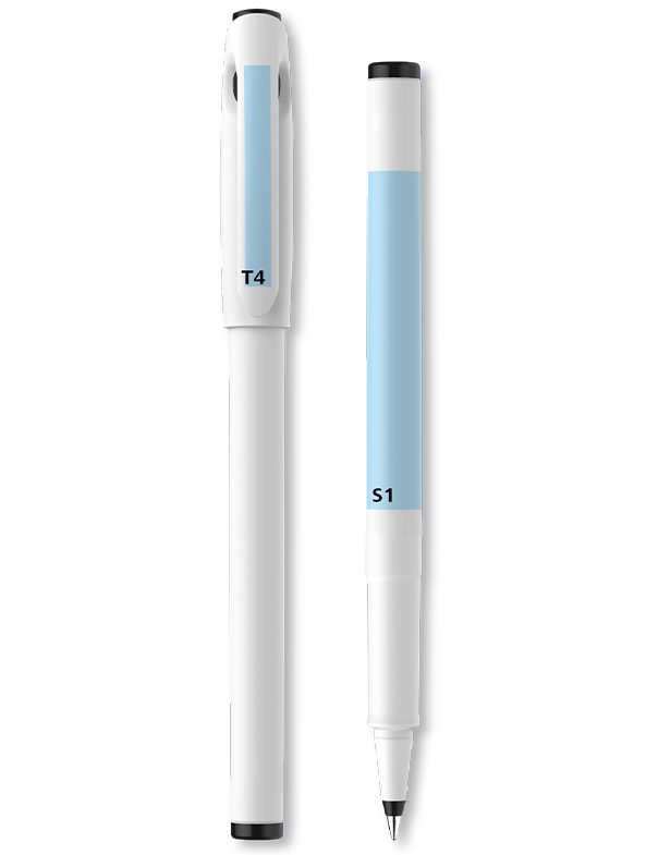 Darstellung der Druckflächen