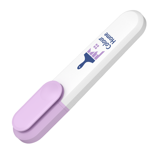 Textmarker-180-weiss-flieder-persp_Logo